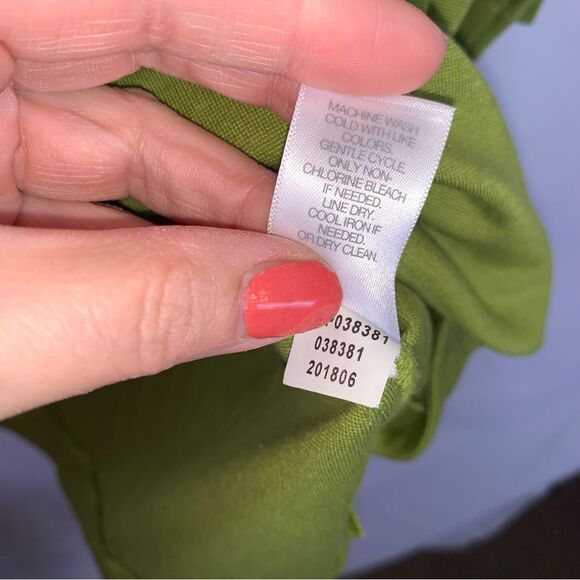 J. Jill Ponte Olive Green Dress - Picture 3 of 5